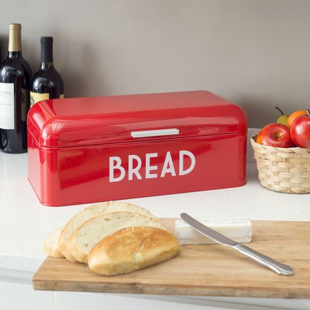 Hds Trading Metal Bread Box with Lid ZOR96012